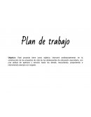 Plan de Trabajo (Proyecto de Vida)