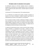 El debate sobre la naturaleza de las juntas