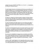 Análisis Financiero GRUPO NUTRISA, S. A. B. de C. V. y Subsidiaria