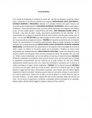 Acta notarial de protesto de carta de porte por extravío de mercancía