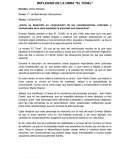 Reflexión sobre " El Túnel" obra de Ernesto Sabato