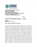 Ensayo: Causas de la pobreza en Guatemala