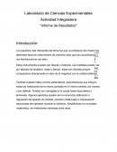 Actividad Integradora (Etapa 1) Laboratorio de Ciencias Experimentales