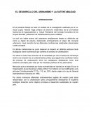 EL DESARROLLO DEL URBANISMO Y LA SUTENTABILIDAD