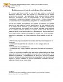 Modelos econométricos de venta de servicios y artículos