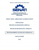 Adiestramiento en trabajo Repotenciamiento de una gata hidráulica