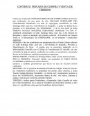Contrato privado de compra y venta