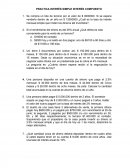 PRACTICA INTERÉS SIMPLE INTERÉS COMPUESTO