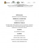 Informe sobre señalamientos en una empresa