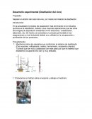 Desarrollo experimental (Destilación del vino)