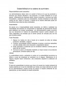 Sostenibilidad en la cadena de suministro Responsabilidad social corporativa