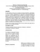 MEZCLAS Y TÉCNICAS DE SEPARACIÓN.