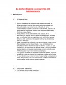 Egipto y sus aportes a la administracion