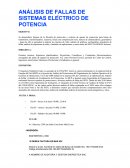 ANÁLISIS DE FALLAS DE SISTEMAS ELÉCTRICO DE POTENCIA