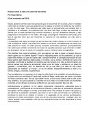 Ensayo sobre la vista a la cárcel de San Isidro.