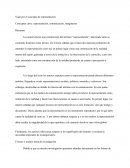 Viaje por el concepto de representación