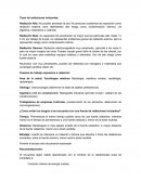 Tipos de radiaciones ionizantes