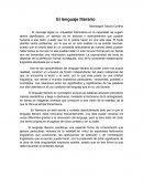 El lenguaje literario. Las funciones comunicativas. La función poética