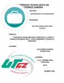 PROPUESTA DE MEJORA EN EL SERVICIO AL CLIENTE Y TRABAJO EN EQUIPO EN EL “HOTEL MARIANAO” DE NAUTLA VERACRUZ