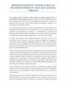 Modelo toulmin sobre la dictadura perfecta " vargas llosa"