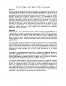 The onset of germ cell migration in the mouse embryo.