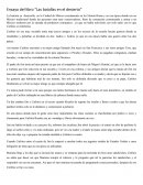 Ensayo las batallas en el desierto.