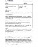 Analisis de informacion financiera. Planteamiento del Proyecto