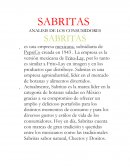 SABRITAS ANALISIS DE LOS CONSUMIDORES