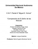 El señor de las moscas. Comparación