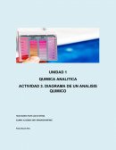 Actividad Diagrama de un análisis químico. Determinacion de cloro en agua