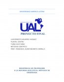 RESISTENCIA DE PROFESORES A LA REFORMA EDUCATIVA: MÉTODOS DE ENSEÑANZA