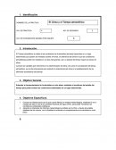 El Clima y el Tiempo atmosférico