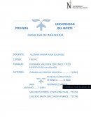 DENSIDAD, VOLUMEN ESPECÍFICO Y PESO ESPECÍFICO DE UN LÍQUIDO