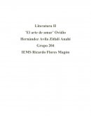 LITERATURA ´¨El arte de amar¨