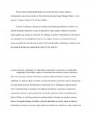 Ensayo sobre la modernidad basado en la lectura del texto Cuerpo, espíritu y embotamiento