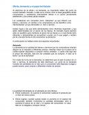 Oferta, demanda y el papel del Estado