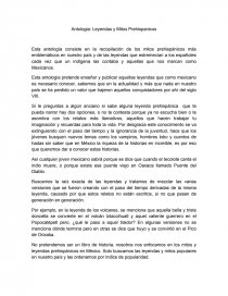 Introduccion De Una Antologia De Leyendas PDF Descargar