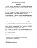 Las nuevas tecnologías en la educación.