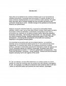 Hace años se ha hablado de los cambios climáticos pero no se ha tomado las medidas preventivas y correctivas para solucionarlo.