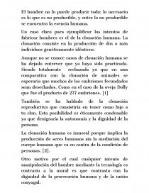 PODRÍAN LAS FABRICAS BIOTECNOLÓGICAS PRODUCIR PERSONAS. Página 3