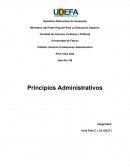 Principios Derivados de la Eficacia Administrativa