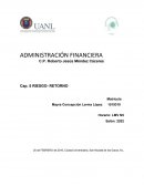 Cuestionario - Administración financiera.