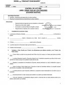 PRUEBA COEF. 1 “LENGUAJE Y COMUNICACIÓN”