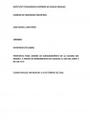 LOGRAR UN ASEGURAMIENTO DE LA CALIDAD DEL MUEBLE A TRAVÉS DE HERRAMIENTAS DE CALIDAD