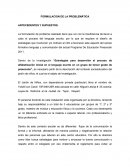 FORMULACIÓN DE LA PROBLEMÁTICA.