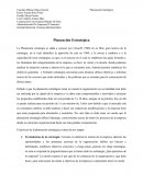 Planeacion estrategica. El proceso de la planeación estratégica consta de tres etapas