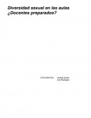 Diversidad sexual en las aulas ¿Docentes preparados?