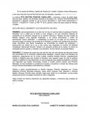 Declaratoria bajo juramento.