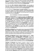 Contrato de alquiler.