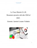 La empresa “LA vaca muerta S.A.B” es una empresa interesada en el giro de la distribución y producción de calzado